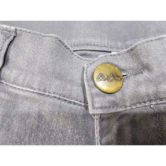 Bend Over Women's Mid Rise Gray Jean Pants Size 12P - Picture 5 of 7